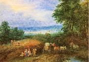 Michau, Theobald The Road to the Market. china oil painting artist
